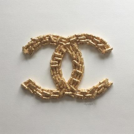 Painting Chanel by Marjot Emily Jane | Painting Abstract Minimalist