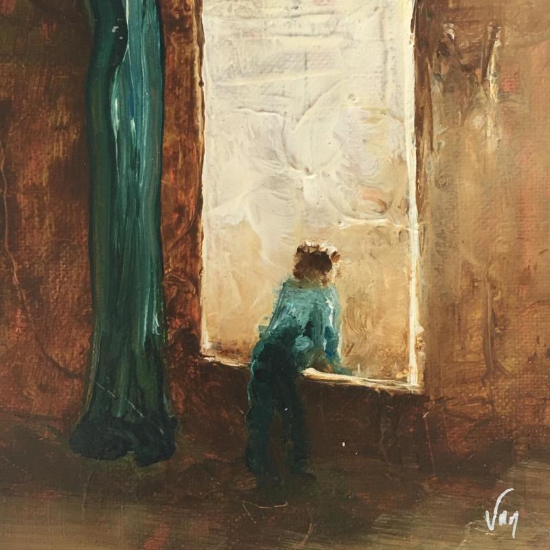 Painting Rêves by Vinnie | Painting Figurative Life style Oil