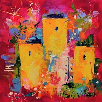 Peinture Catharc par Bastide d´Izard Armelle | Tableau Abstrait Acrylique Urbain