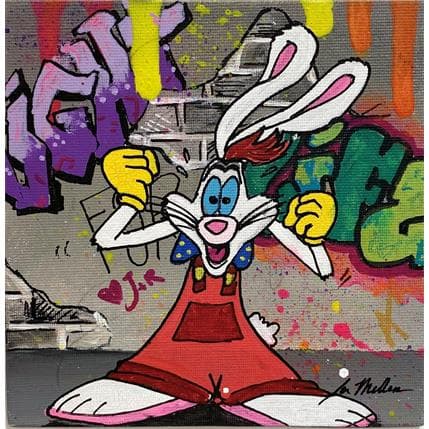 Peinture Roger par Miller Jen  | Tableau Street Art Acrylique Icones Pop
