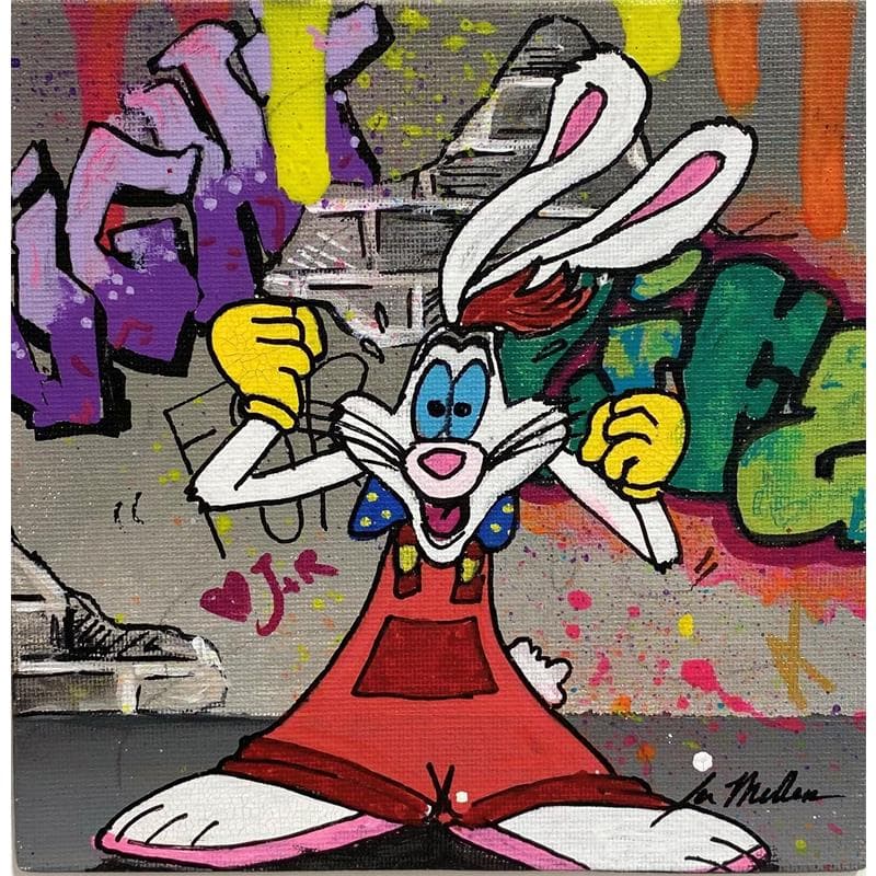 Peinture Roger par Miller Jen  | Tableau Street Art Icones Pop Acrylique