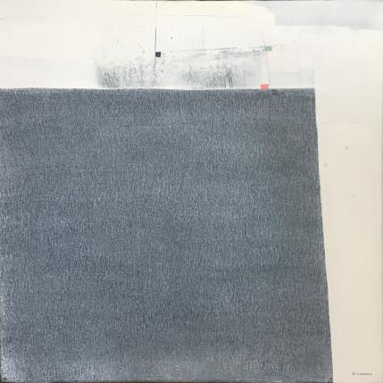 Painting Plan en bleu composite by Reymann Daniel | Painting Abstract Acrylic Minimalist