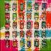 Peinture Soda par Costa Sophie | Tableau Pop-art Icones Pop Acrylique Collage Posca Upcycling