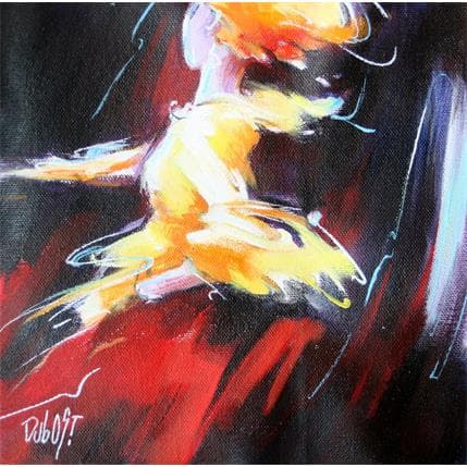 Peinture En scène par Dubost | Tableau Figuratif Huile Scènes de vie