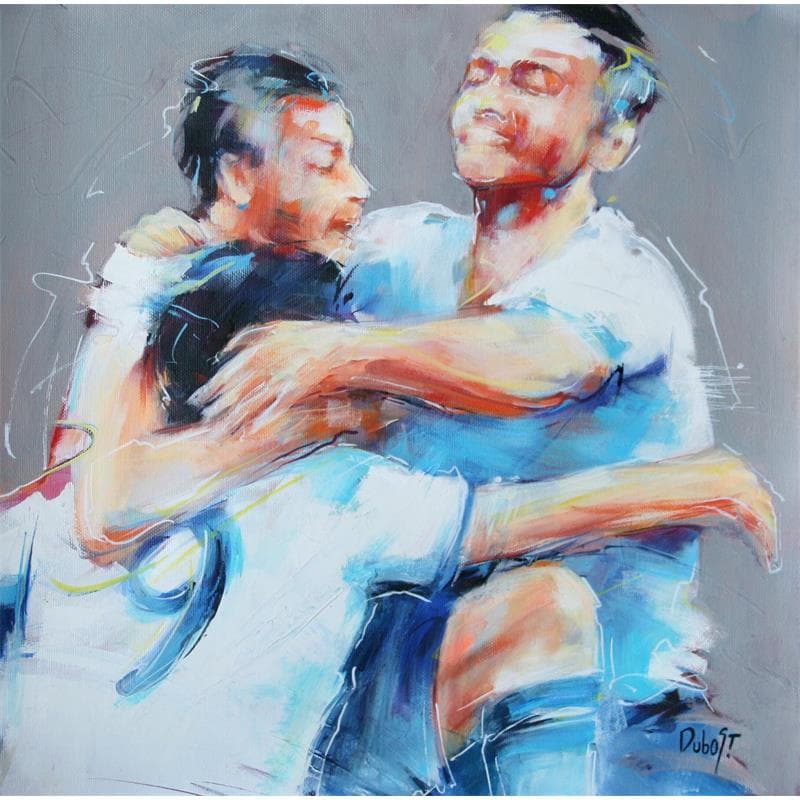 Peinture But par Dubost | Tableau Figuratif Scènes de vie Huile