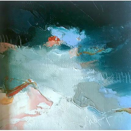 Peinture J'écoute la nuit par Dumontier Nathalie | Tableau  Huile