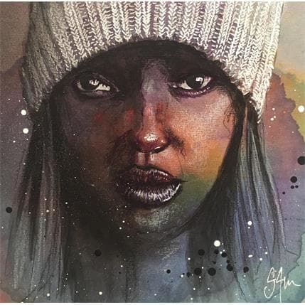 Painting Trippin the love light by S4m | Painting Figurative Acrylic Pop icons, Portrait