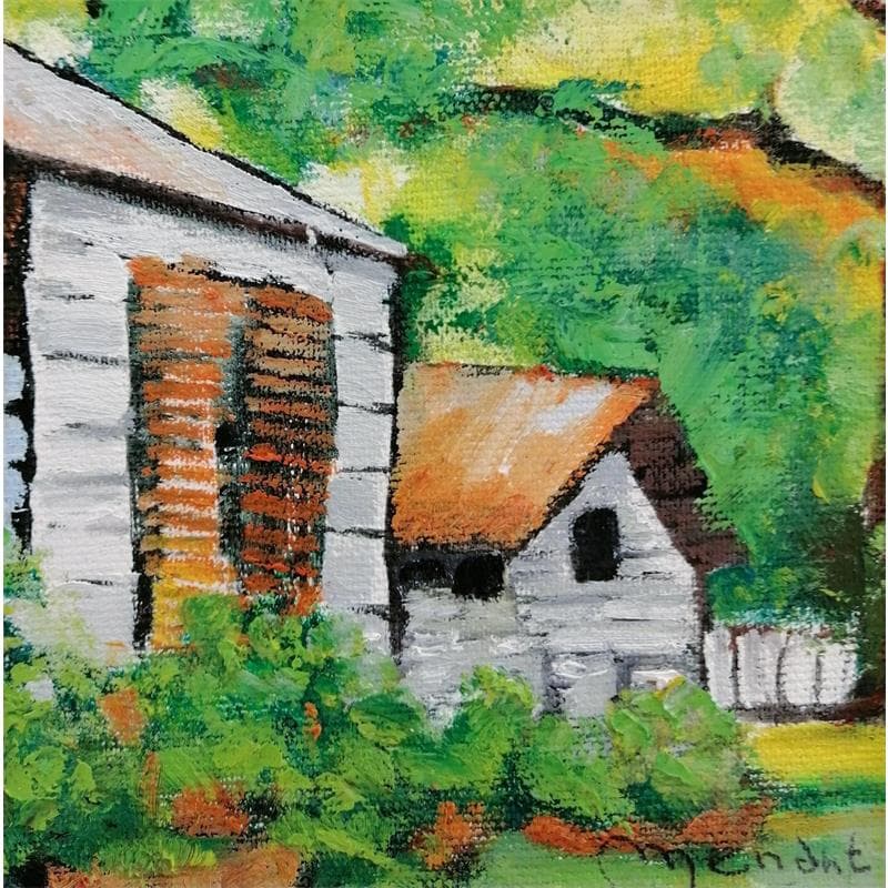 Peinture Rue Lamartine Nouméa par Menant Alain | Tableau Acrylique