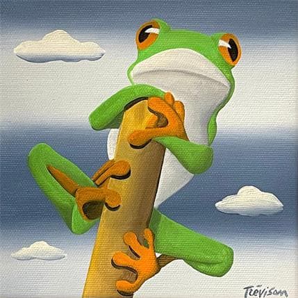 Painting The look out by Trevisan Carlo | Painting Figurative Oil Pop icons