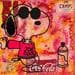 Peinture Snoopy street art par Kikayou | Tableau Graffiti