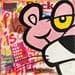 Painting Pink panther by Kikayou | Painting Graffiti