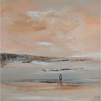 Painting Falaise by Macee | Painting Figurative Oil Marine