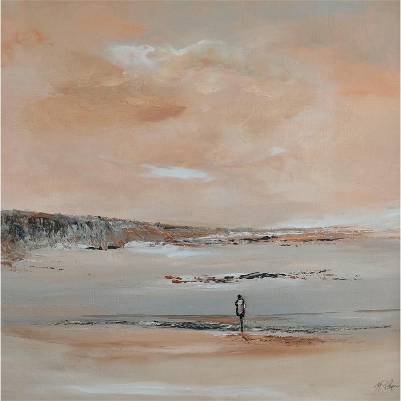 Peinture Falaise par Macee | Tableau Figuratif Marine Huile