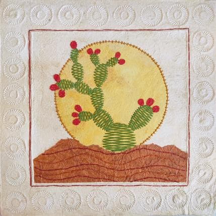 Painting Sunset by Vazquez Laila | Painting Figurative Watercolor Landscapes