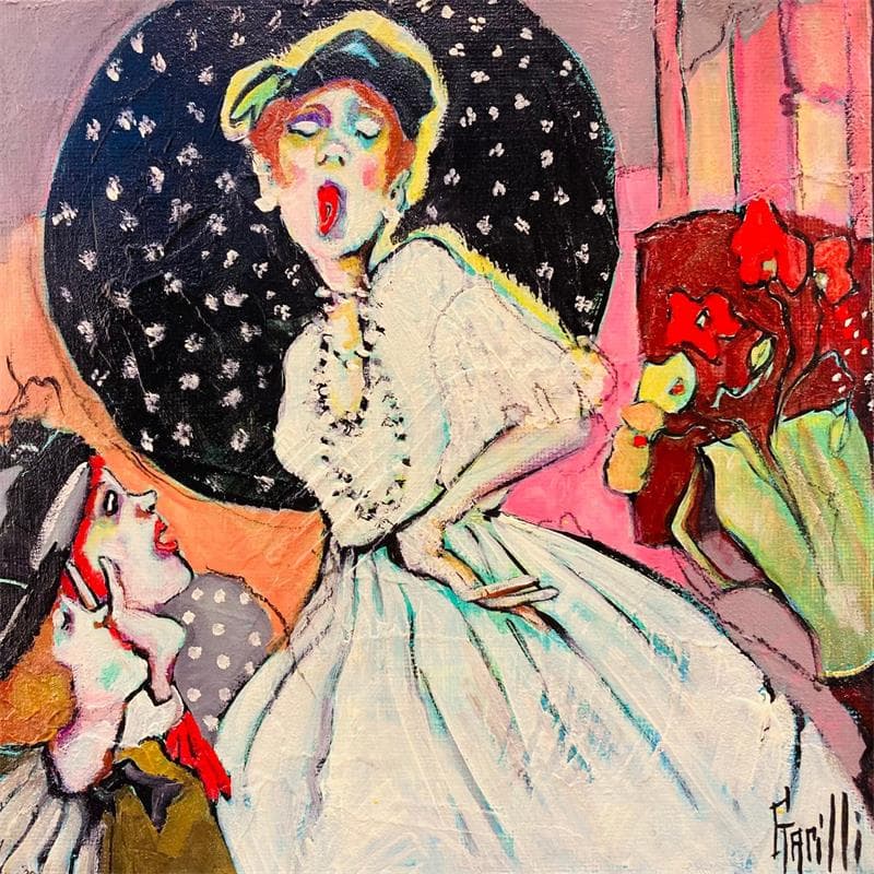 Painting Délicieuse Melle by Garilli Nicole | Painting