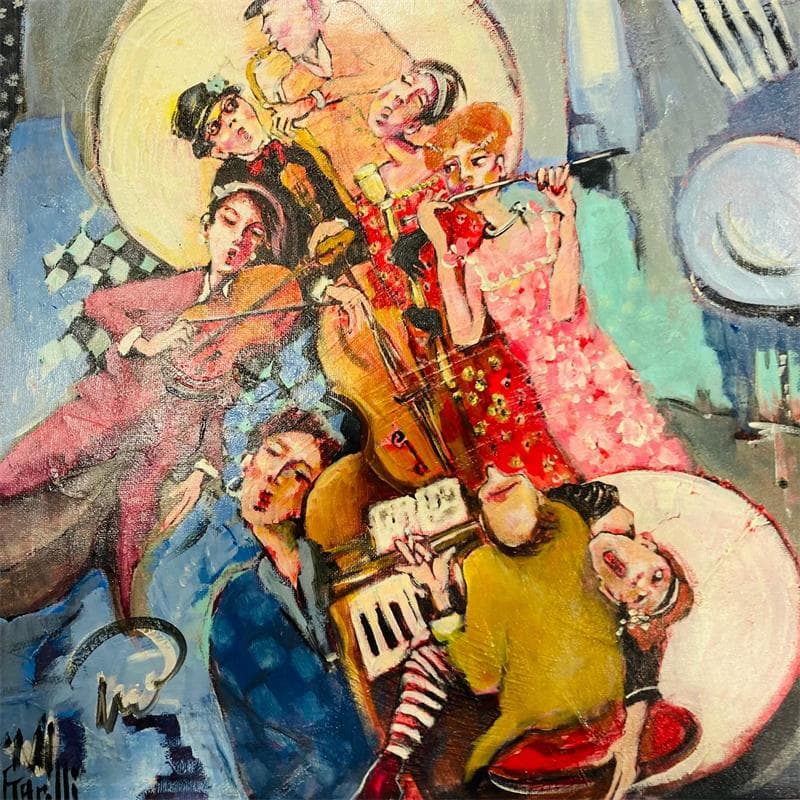 Peinture Your song par Garilli Nicole | Tableau