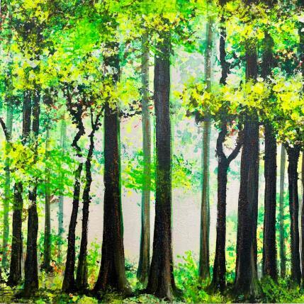 Gemälde Au printemps von Locoge Alice | Gemälde Acryl