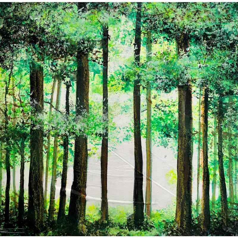 Pintura Palais d'azur por Locoge Alice | Pintura Acrílico