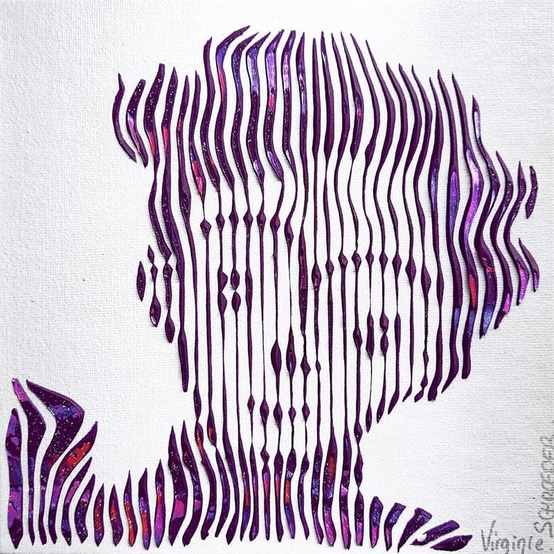 Painting Le Petit Prince by Schroeder Virginie | Painting Pop-art Pop icons Acrylic