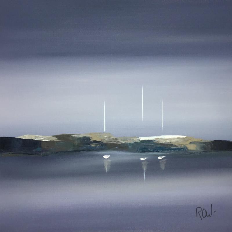 Peinture Évasion 33 par Roussel Marie-Ange et Fanny | Tableau Huile