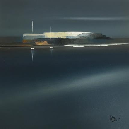 Peinture Émotions marines 33 par Roussel Marie-Ange et Fanny | Tableau Huile