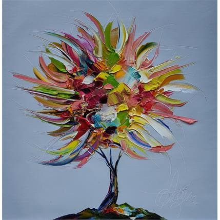 Painting Centre du Monde by Fonteyne David | Painting Figurative Acrylic, Oil Landscapes