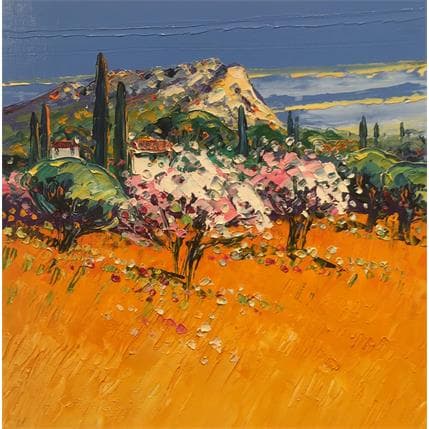 Peinture Quelle belle journée! par Corbière Liisa | Tableau Figuratif Huile Paysages