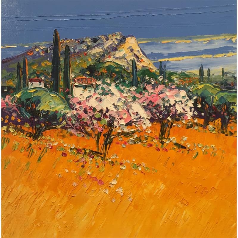 Pintura Quelle belle journée! por Corbière Liisa | Pintura Figurativo Paisajes Aceite