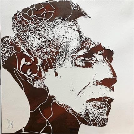 Peinture The guide par Louafi Valentine | Tableau Figuratif Portraits