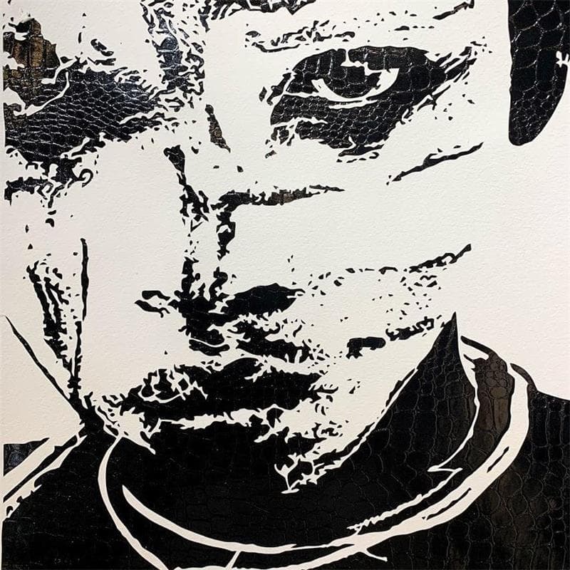 Painting Face a face by Louafi Valentine | Painting Figurative Portrait