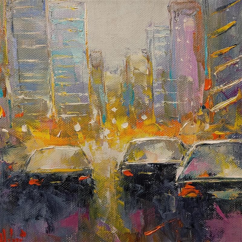 Painting Verticale by Hébert Franck | Painting Figurative Landscapes Oil