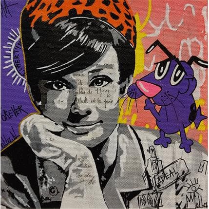 Peinture Audrey par Molla Nathalie  | Tableau Figuratif Icones Pop