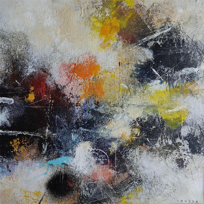 Painting Onirico by Jiménez Conesa Francisco | Painting Abstract Minimalist Acrylic