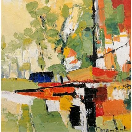 Gemälde Mouillage en rivière von Menant Alain | Gemälde