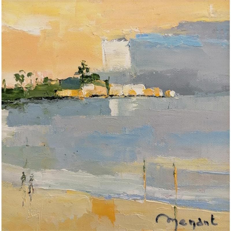Painting Ile de Ré, marée montante by Menant Alain | Painting Acrylic