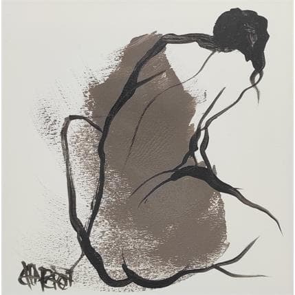 Painting Taupe by Chaperon Martine | Painting Figurative Acrylic Nude, Pop icons