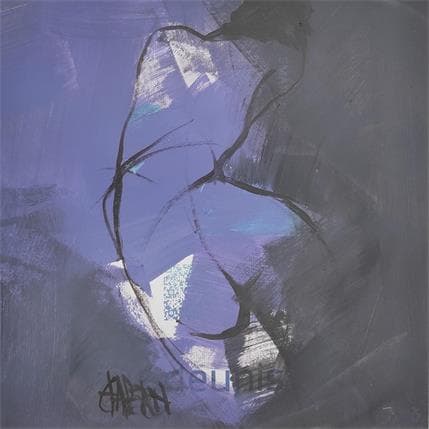 Peinture Graphique par Chaperon Martine | Tableau Figuratif Acrylique Nu