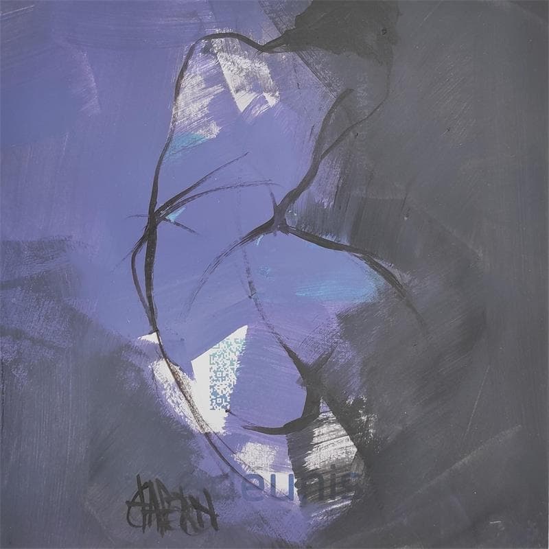 Painting Graphique by Chaperon Martine | Painting Figurative Nude Acrylic