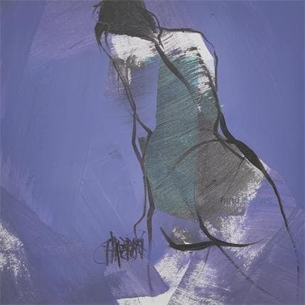 Peinture Ecriture  par Chaperon Martine | Tableau Figuratif Acrylique Nu