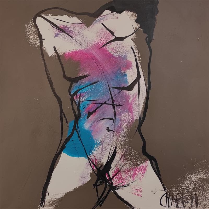 Painting Renaissance 6 by Chaperon Martine | Painting Figurative Nude Acrylic