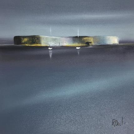 Peinture Rivage 34 par Roussel Marie-Ange et Fanny | Tableau Huile