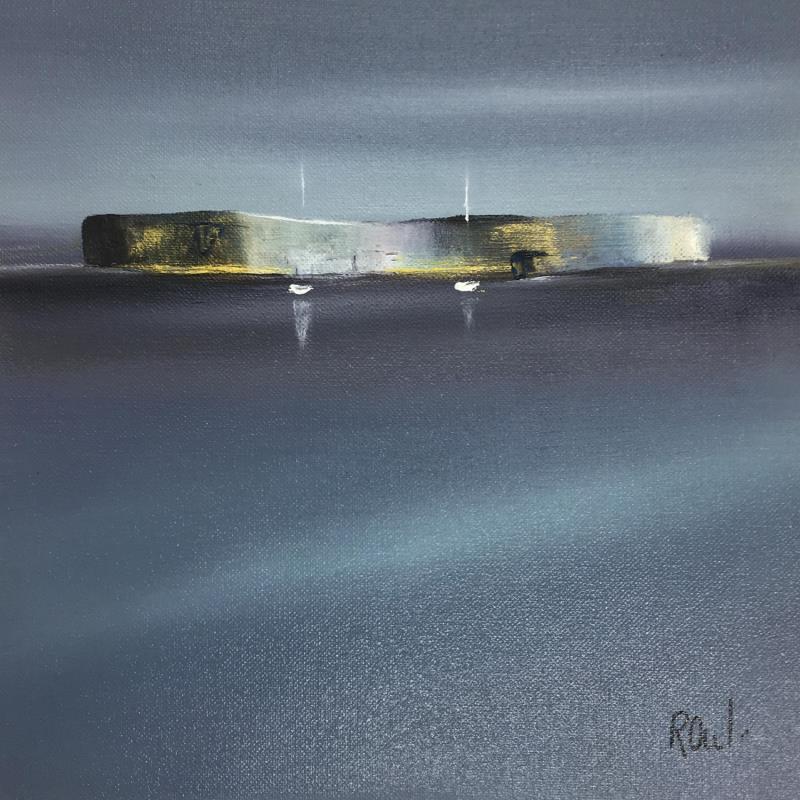 Peinture Rivage 34 par Roussel Marie-Ange et Fanny | Tableau Huile