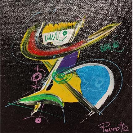 Painting Mic by Perrotte | Painting Abstract Acrylic Minimalist