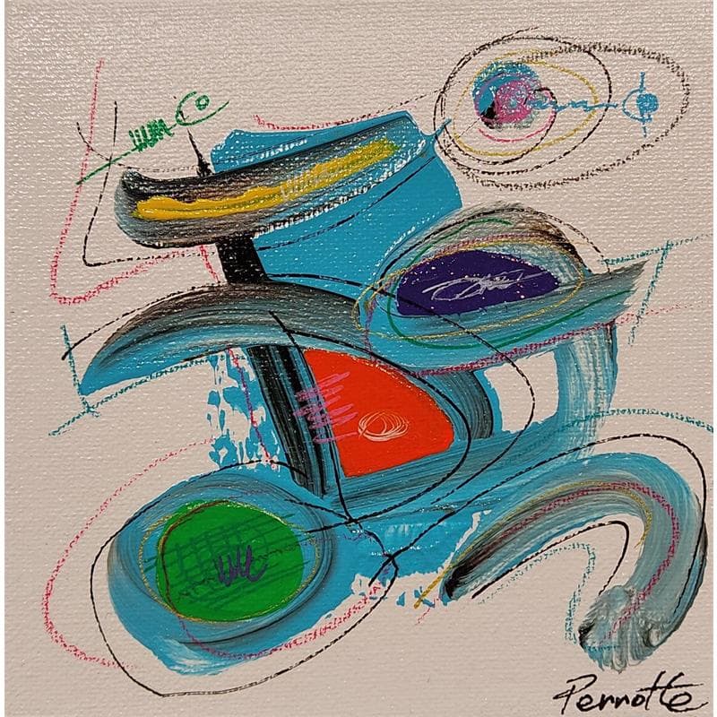 Gemälde Zoya von Perrotte | Gemälde Abstrakt Minimalistisch Acryl