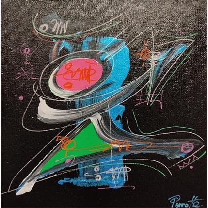 Painting Nizo by Perrotte | Painting Abstract Acrylic Minimalist, Pop icons