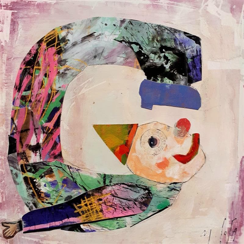 Painting Tour tordu by De Sousa Miguel | Painting Raw art Life style