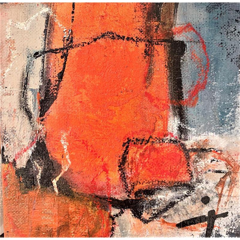 Painting L'empreinte by Teoli Chevieux Carine | Painting Acrylic