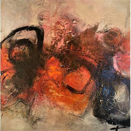 Painting Flowers by Teoli Chevieux Carine | Painting Acrylic