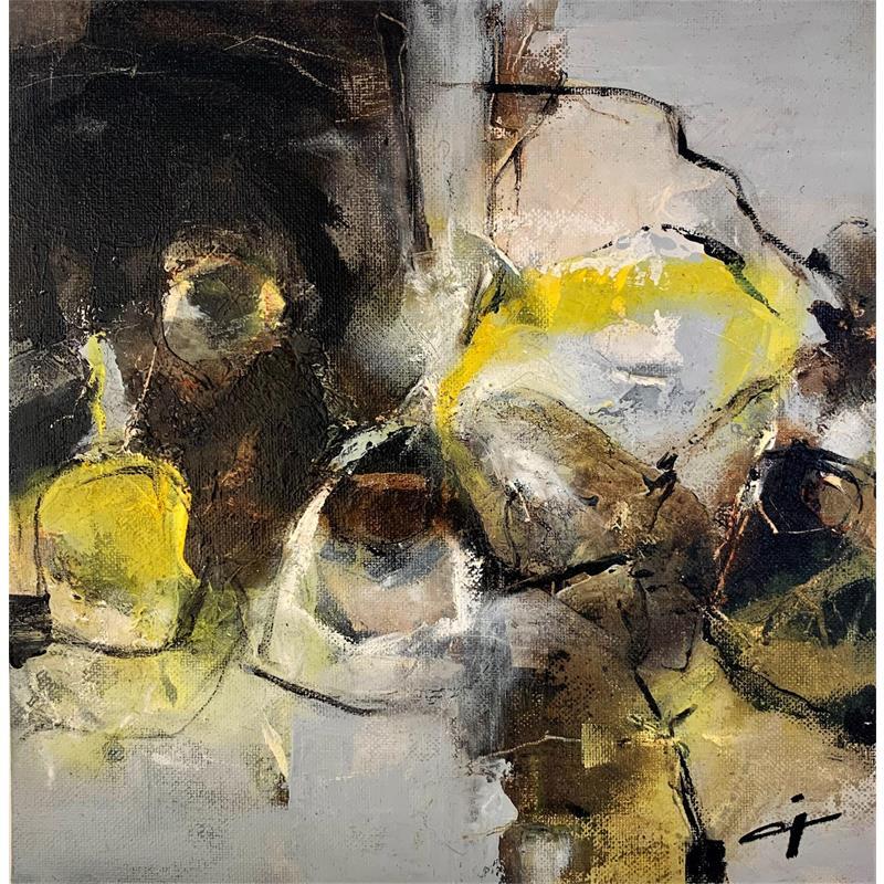 Peinture Eyes of the tiger par Teoli Chevieux Carine | Tableau Acrylique