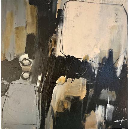 Painting Au temps des premiers by Teoli Chevieux Carine | Painting Acrylic